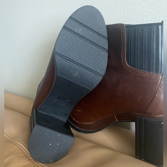 Sorel brown heel boots - Picture 4 of 5